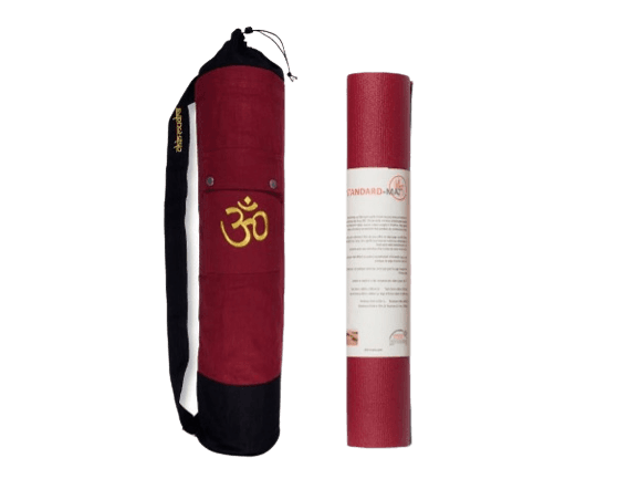 CHIN MUDRA - BURGUNDY STANDARD YOGA MAT KITS