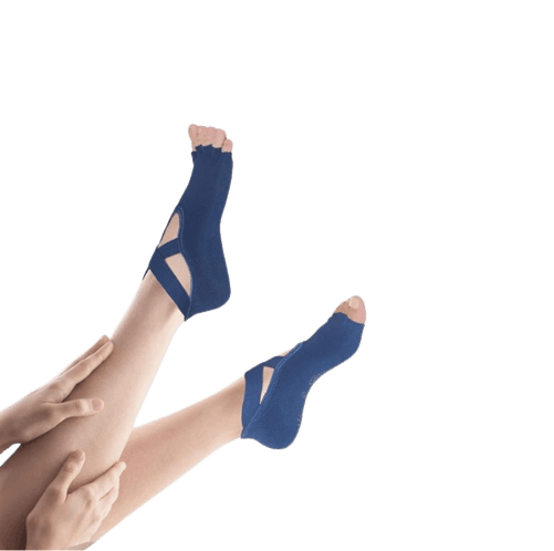 Navy Non-slip Yoga Socks