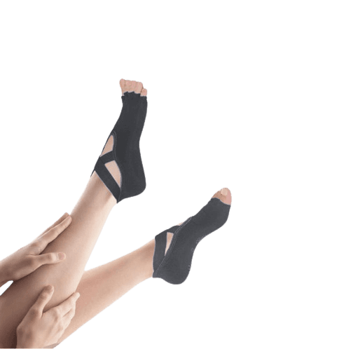 GRAY NON-SLIP YOGA SOCKS